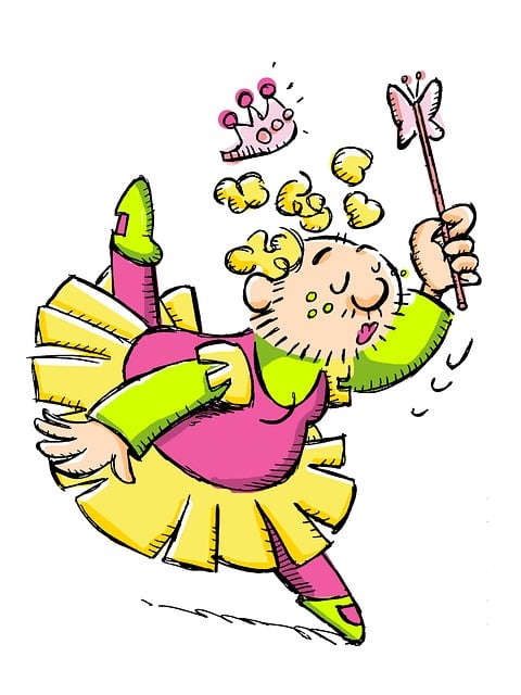 Free fairy drag queen homosexual illustration