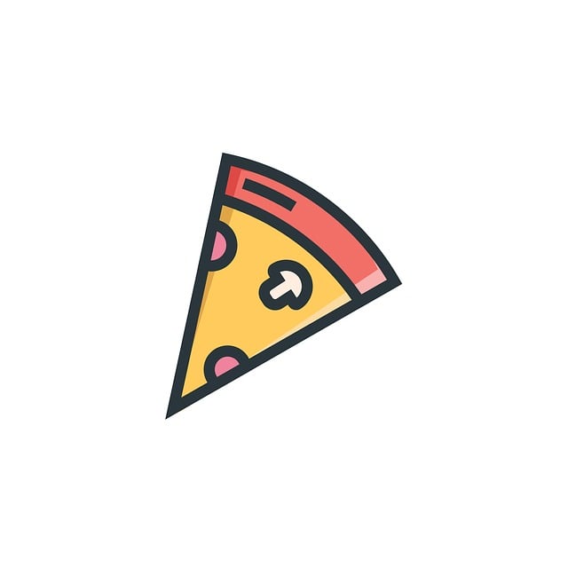 Free pizza italian food illustration