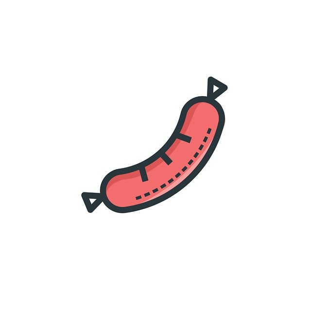 Free sausage food pork illustration