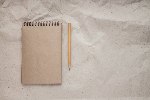 Caderno, Lápis, Nota, Gravação, Escreva