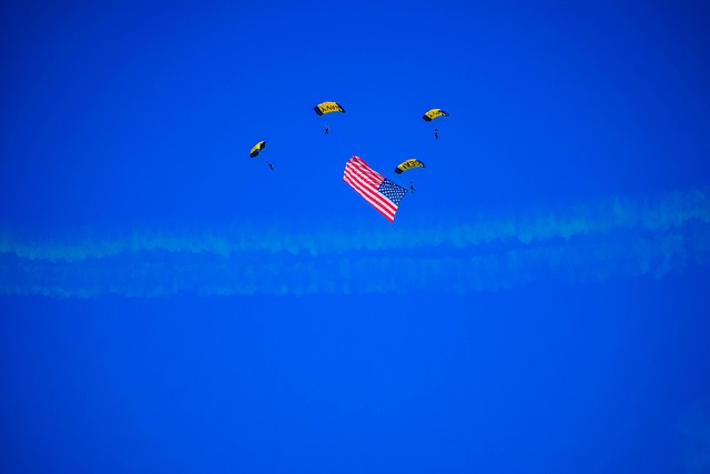 Free Flag Para Shoot photo and picture