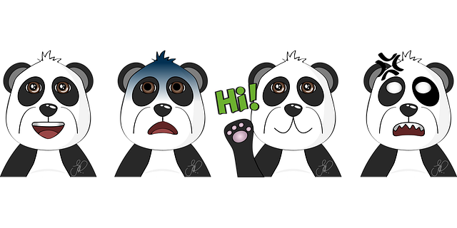Free Panda Animals vector and picture