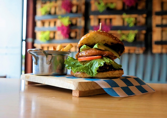 Hamburguesa, Gourmet, Terraza, Luz, Sol