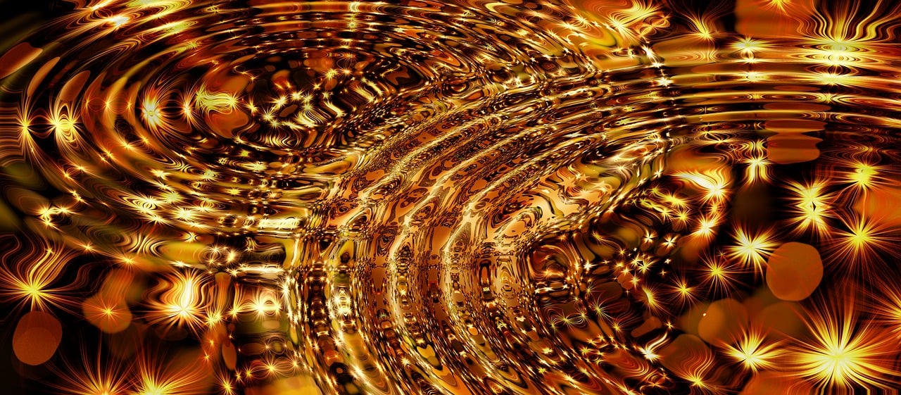 Download free HD stock image of Star Wave Free star wave gold illustration