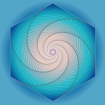 Dekorative, Hintergrund, Blau, Schöne