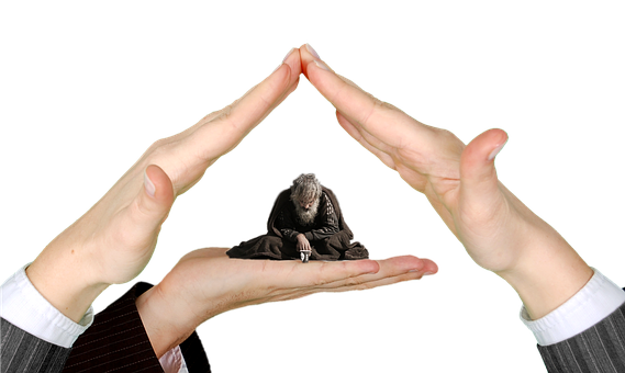 Free Help Poor Man illustration and picture