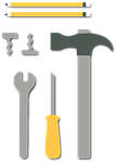 tools, construction, hammer