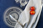 food photography, glass plate, daily bread