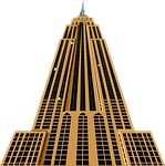 building, clip art, color