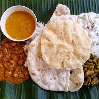 Los Alimentos, Naan, Curry, Asia, India