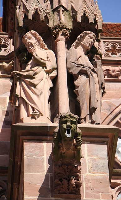 Steinfigur, Wasserspeier, Skulptur