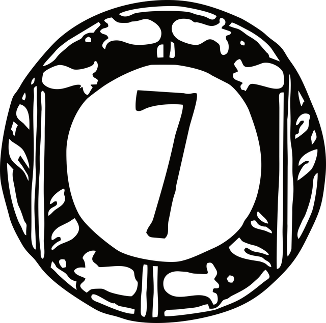 Free number happy birthday chapter vector