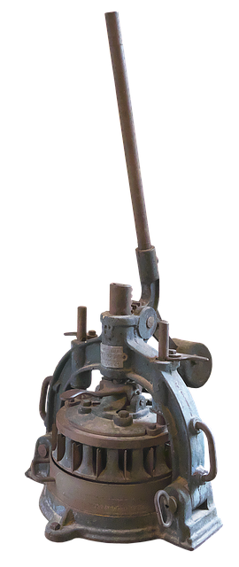 Free hand lever machine bakery machine machine illustration