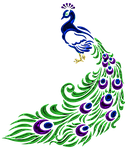 jewel, peacock, jewelry