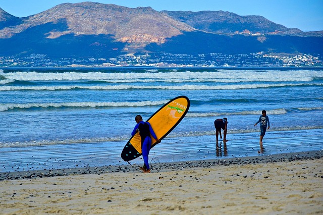 Free Surfing Muizenberg photo and picture