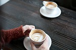 woman, date, coffee