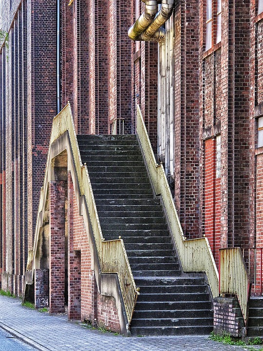 Treppe Fassade Klinker Kostenloses Foto Auf Pixabay