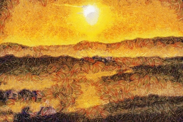 Free painting oil digital illustration