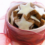 cinnamon stars, bowls, loop tape