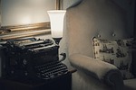 typewriter, technology, leave