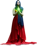 woman, priestess, isolated