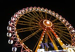 ferris wheel, dom, folk festival