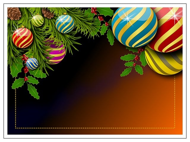 Free christmas background december illustration