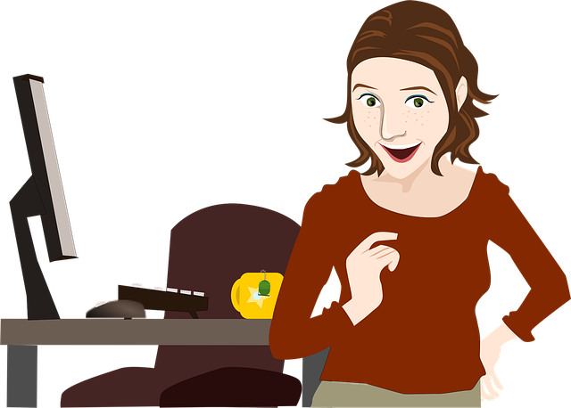 Free office business worker vector