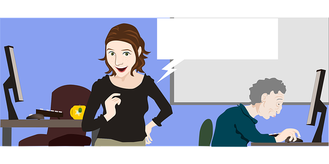 Free office business worker vector