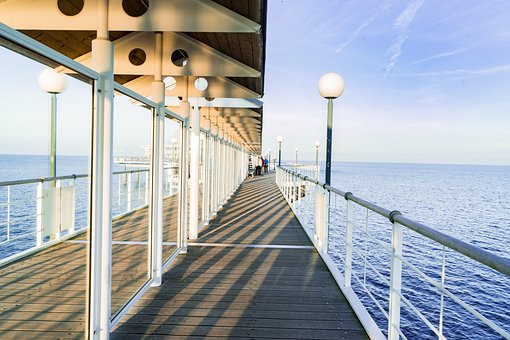 Meer, Brücke, Wasser, Steg, Seebrücke
