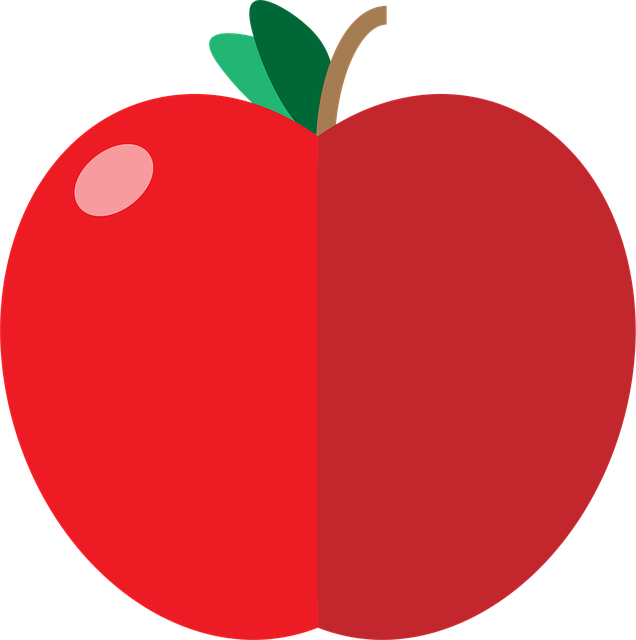 Free Apple Fruit vector and picture