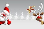 christmas card, christmas, santa claus