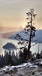 tahoe, mountain, lake