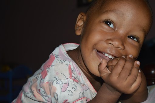 Sorriso, Criança, Sorrindo, Menina