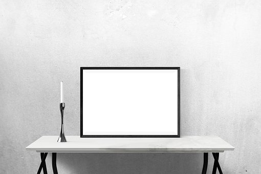 Poster, Mockup, Wall, Template