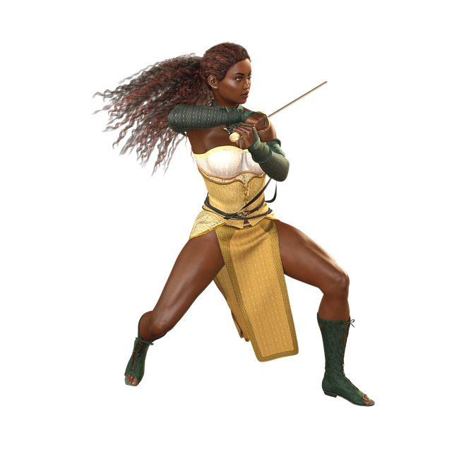 Free woman sword amazone illustration