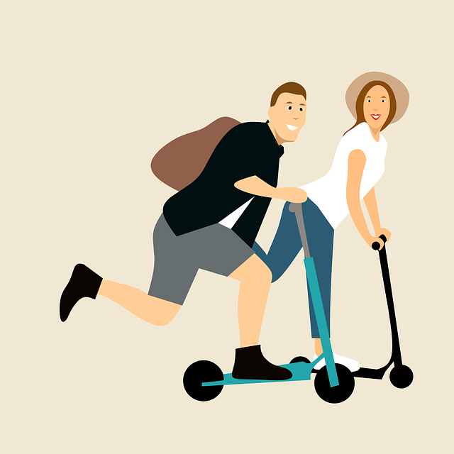 Free together and happy wife and husband cartoon character illustration