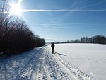 snow, landscape, winter