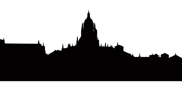 Free cathedral church buildings illustration