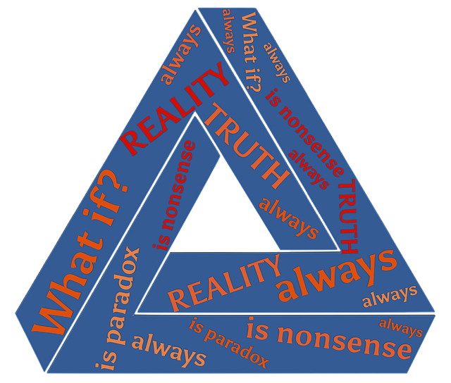 Free paradox truth reality illustration