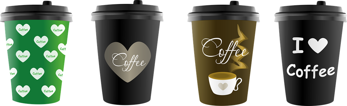 Café, Copo Um Copo De, Único