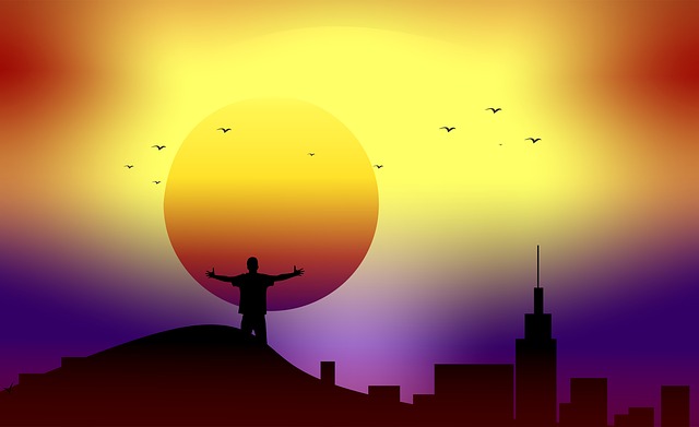 Free Landscape Sunset illustration and picture