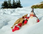 santa claus, christmas motif, figure