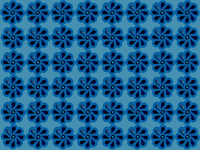 Textuur, De Kleuren, Bloem, Model, Blauw