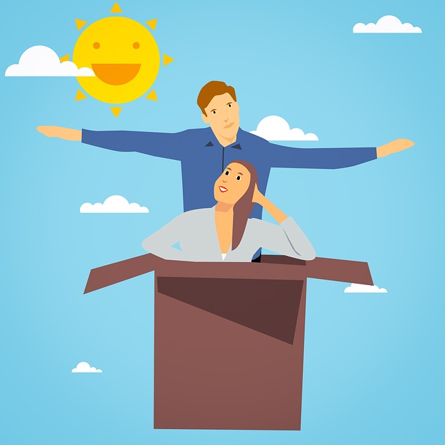 Free husband and wife nature man and woman illustration