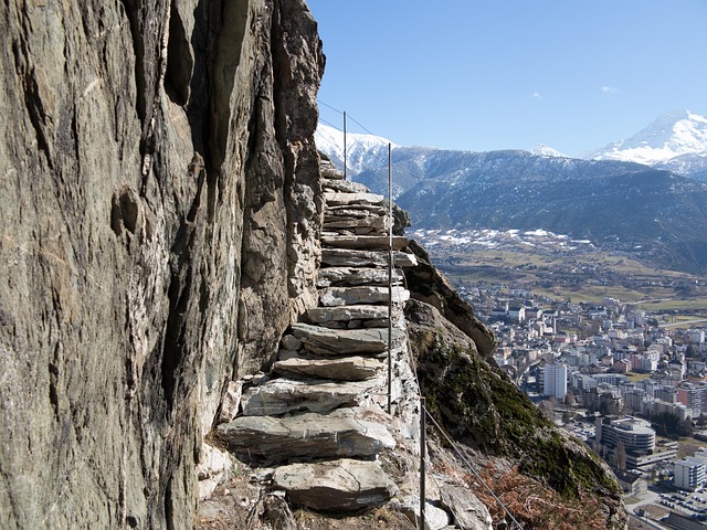 Alpes, Trilha, Valais