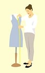 designer, fashion, cartoon character