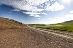 iceland, road, gravel