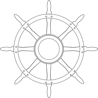 Free Rudder Bar Boat vector and picture