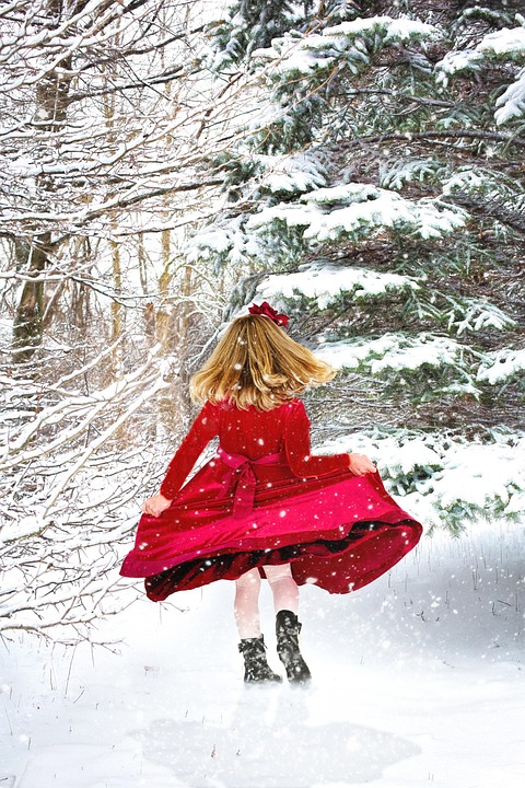 Red Snow Dress